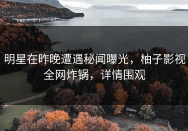 明星在昨晚遭遇秘闻曝光，柚子影视全网炸锅，详情围观