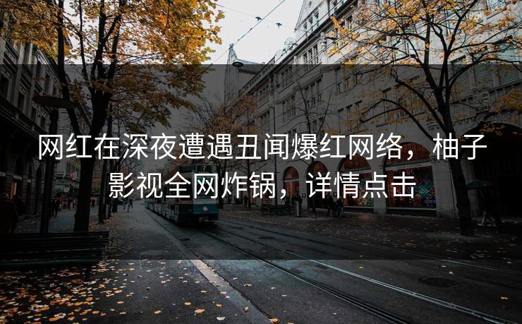 网红在深夜遭遇丑闻爆红网络，柚子影视全网炸锅，详情点击